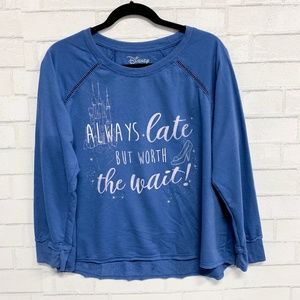 Disney Cinderella Theme Slouchy Long Sleeve